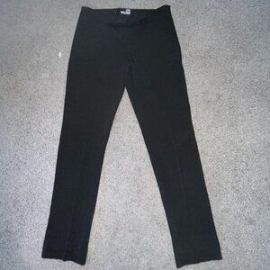 Vintage LOVE MOSCHINO Bow Front Waist Dress Slacks Trousers Pants Black EUC S/M